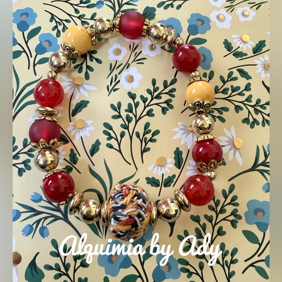 Vintage luxury bracelet with untreated ruby - Picture 1 of 1